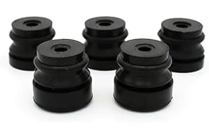 ZWEquipint motorsåg gummi dämpande block antivibration monteringsset, för 45CC 52CC 58CC gasdrivna motorsågdelar, svart 5-pac