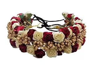 Fully Golden Artificial Hair Gajra For Bridal Hair Bharatnatyam Kuchipudi Dance Hair Accessories For Women Hair Accessories For Women Weddings Bridal Hair Accessories