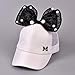 Produktbild kyprx Herren Sun Hats Günstige Herren Sun Baseball Caps mit Pearl Cren Sun Hats Princess Mütze
