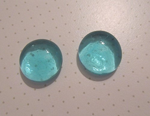 Glasnuggets Glassteine 30 Stück ca.17-22mm Türkis „Top Qualität“ - 2