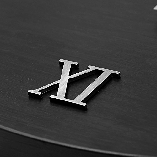 Love-KANKEI Wanduhr, Analog, Schwarz - 3