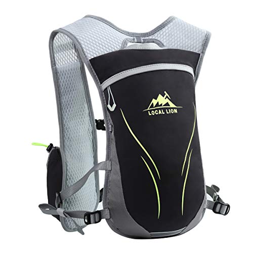 LOCALLION Zaino da Corsa d'idratazione Running 5,5L Leggero per Maratona Gliet Running 5,5 Litri per Uomo e Donna Unisex Hydration Pack