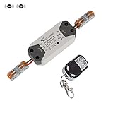 Control remoto RF de 433 MHz: tiene 4 botones, un botón empareja un dispositivo, por lo que puede controlar 4 dispositivos en este control remoto RF.