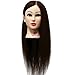 Neverland 23 inch Long 100% Hair Practice Mannequin Manikin Training Head with Clamp Medium Brown UK Stock