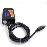 برنامج تشغيل CH340 متصل بمنفذ USB OBD2 ELM دائرة قصر معدلة Forscan Foccus ELMConfig DDT4ALL متوافق