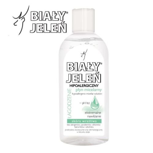 BIALY JELEN - Hypoallergenic micellar water - Extremely moisturising for sensitive skin - Face Eyes Lips - 175ml