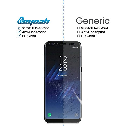 [2 Stück] Samsung Galaxy S8 Schutzfolie, Beyeah Samsung Galaxy S8 Accessories with [Full Coverage] [TPU screen Protector] [Anti-Kratzen] [Anti-Öl] [lebenslange Garantie] - 3