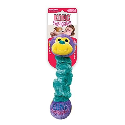 KONG Squiggles Jouet en Peluche pour Chiens M modèle aléatoire