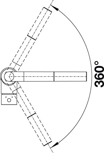 Blanco Mila-S Küchenarmatur, chrom / silber, 519810 - 3