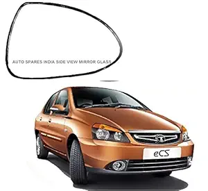 Car Styling - Right Side View Mirror Glass for T. Indigo ECS 2013-2018 Model Pack of 01 Pcs.