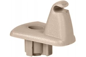 AWPARTS - Soporte para parasol de coche - Gancho para parasol de coche - Gancho para parasoles compatible con 1EJ51BD1AA - Compatible con coche Chrysler 300C Dodge Charger Magnum - Beige 1 pieza