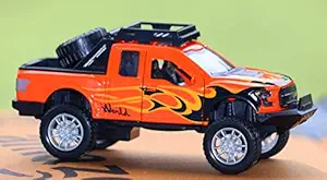 URCARA Cool Metal Diecast Model Cars High Speed Off-Road Pickup Trucks Toy for Children Best for Gift
