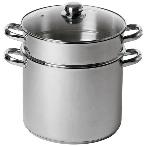 Baumalu 342639 Couscoussier 9 L 24 cm en Acier Inoxydable