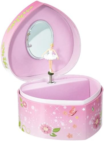 Musicboxworld 22163 White Ballerina Jewellery Box Playing the Melody "A Whole New World"