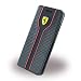 Produktbild Ferrari - Racing FEST2FLBKP7BK - Carbon Book Cover Handytasche - Apple iPhone 7 - Schwarz (FEST2FLBKP7BK)