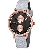 Kerbholz Armbanduhr Clara Rosebud Wood Light