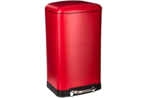UNIVERSDECOR Poubelle Ariane 30 litres Atmosphéra (Rouge)