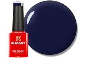 BLUESKY Bluesy Gel Poliska do paznokci, Harbin Beauty - AW2021, granat, niebieski, ciemny, długotrwały, odporny na chips, 5 ml (wymaga suszenia pod lampą LED UV)