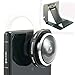 Produktbild First2savvv JTSJ-235-A01G3 schwarz Kamera Adapter Optische 0.4X Super FishEye -Maximaler Winkel: 235 - Fischauge Objektiv Linse Smartphone Handy Universal für Samsung Galaxy Note Edge Note 4 Note 3 Note 2 S5 mini S5 ALPHA K zoom S4 S4 mini A3 A5 CORE Max LG OPTIMUS L5 ii E460 L7 II P710 G2 D802 Nexus 5 D821 G-Flex D955 L40 D160 G PRO 2 G2 MINI D620 G3 D855 G3 S D722 L20 D100 L30 D120 L50 D213 L70 D320 L90 D405 F60 D390N Flex 2 H955 G4 G2 mit mini stehen
