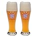 Produktbild FC Bayern München Glas Gläser Weißbierglas Pilsglas Halbeglas Fanglas Maßkrug Bierkrug (Weißbierglas 2er Set)