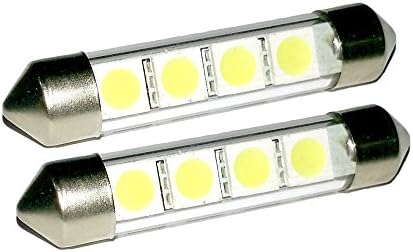 2xLED 4xSMD Interior bulbs 264 VAUXHALL Vivaro Van 42-44mm Xenon Look Festoons