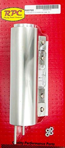 Racing Power Company R6076X 10in Polished Stainless Overflow Tank