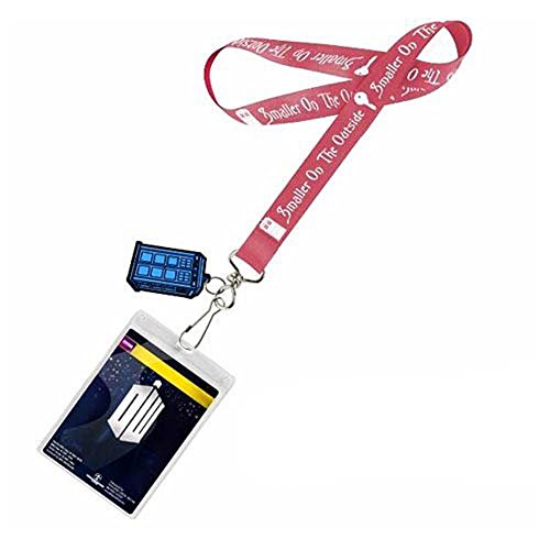 Preisvergleich Produktbild Doctor Who Lanyard "Smaller On The Outside" with 2D TARDIS Charm