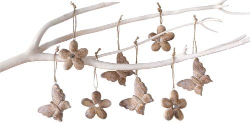 Frank Flechtwaren 'Decorative Hanger \ Natural, Set of 8 221520