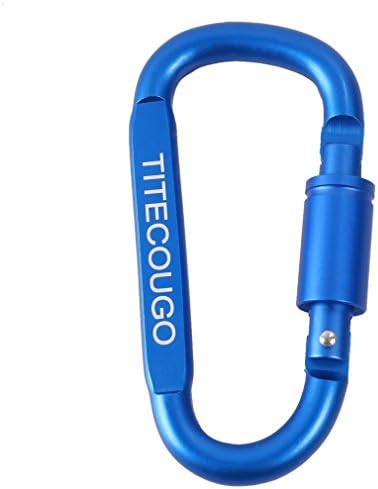 Keychain Snap,Hook Chain Carabiner Aluminum D-ring Locking Carabine D-Shape Lock Snap Backpack Water Bottle Keychain Climbing Gear Accessories EDC Camping Tent Multi Function Tool Multiple Colors VI86
