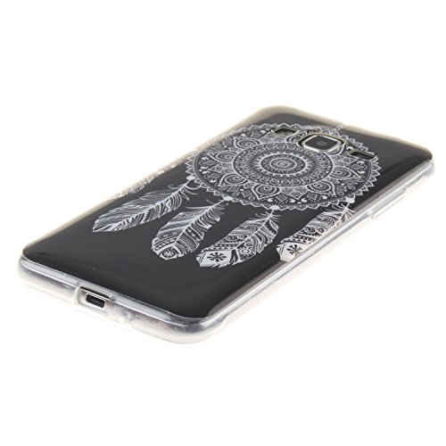 GuranÂ® Custodia in Silicone per Samsung Galaxy J3 / J3 2016 J310 Smartphone Morbida TPU Gel Gomma Cover Case-Campana del vento