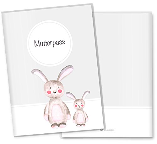 Mutterpasshülle 3-teilig Motiv Waldtiere Mutterpass Hülle Schwangerschaft Geschenkidee personalisierbar mit Namen
