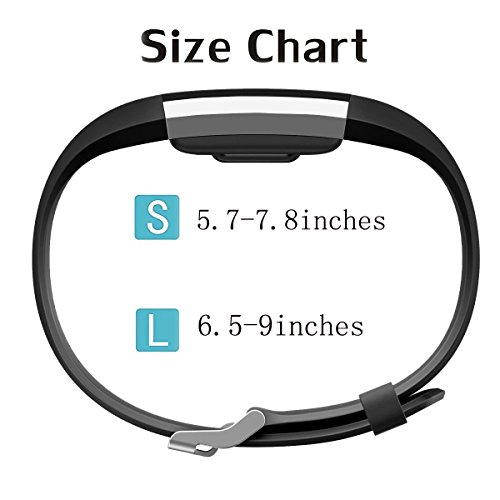 Ersatz Fitbit Charge 2 Armbänd, BeneStellar Ersatz Spezielle 3D Texturen Armband für Fitbit Charge 2 - 4