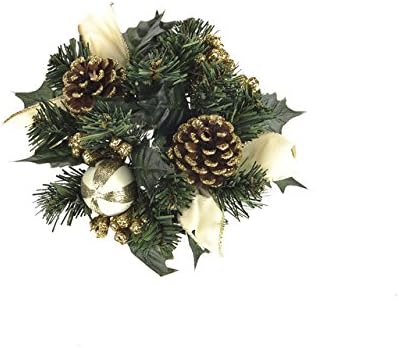 1 Inch Centre Cream Essence and Pinecone Candle Ring