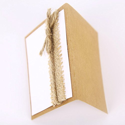 NUOLUX Tischkarten, 10pcs Name Tabelle Tischkarten für Hochzeitsparty - 8