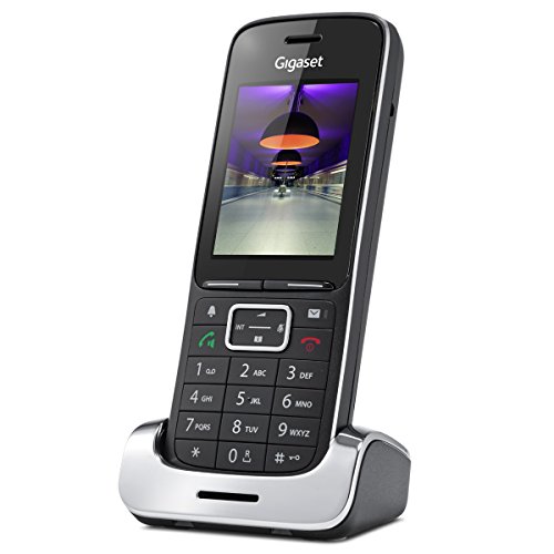 Price comparison product image Gigaset SL450A GO Single DECT Telephone with Intergrated Answering Machine - Silver / Black