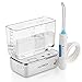 Produktbild Elektrische Munddusche,Kupbox Wasserreiniger Oral Irrigator mit 400ML Wassertank IPX7 Wasserdicht, 5 Wasser Jet Aufsteckdüsen,Tragtasche für Zuhause und Reisen,FDA Zertifikat.