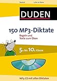 Duden - 150 MP3-Diktate, 5. bis 10. Klasse, m. MP3-CD (Duden - 150 Übungen) by Steffen Butz