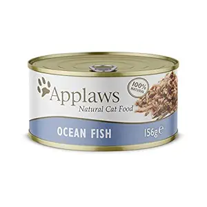 Applaws Cat Wet Food 156g Ocean Fish in Broth (Pack of 3)