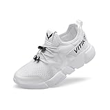 Slip auf Design macht die Sneaker Schuhe einfach zu setzen und aus. Closed-toe und rutschfeste weiche Sohle halten die Füße der Kinder gut Geschützt und sicher.