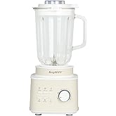 خلاط سطح المكتب BergHOFF Gem Retro 1500 W &ndash; 1، 5 لتر، قادوس زجاجي، شفرة تيتانيوم، محرك تيار متردد نحاسي | كريم