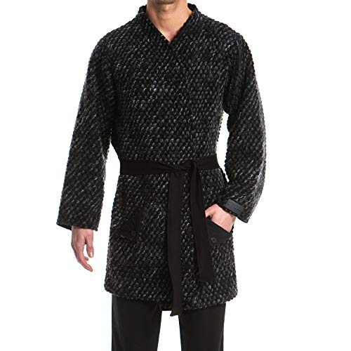 Preisvergleich Produktbild Modus Vivendi Herren Morgenmantel Gr. L, Schwarz