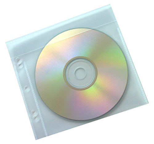 Kim Kranholdt CD-H�llen zum Abheften von einer CD oder DVD 100 St�ck