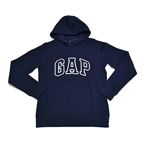 Preisvergleich Produktbild GAP Damen Fleece Arch Logo Pullover Hoodie (Medium, Blau)