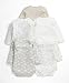 Mamas & Papas Baby-Boys Mamas And Papas 5 Pack Long Sleeve Bodysuit Unisex Long Sleeve Set of 5 Bodysuit, Off-White, 9-12 Months