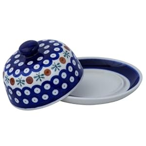 Original Boleslawiec Small Cheese Cover in the Decor 41 – GU-742/41