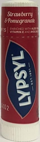 SIX PACKS of Lypsyl Strawberry & Pomegranate SPF15