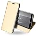 Produktbild OJBKase Honor 10 Lite Hülle, Premium Slim PU Leder Handy Schutzhülle [Standfunktion] Hülle/Cover/Brieftasche/Ledertasche Bookstyle Tasche Lederhülle Handyhülle für Huawei Honor 10 Lite (Gold)