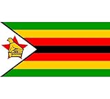ZIMBABUE BANDERA Partyexplosion - Bandera de Zimbawe (150 x 90 cm)