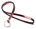 Produktbild Original Lanyards® FOIL Schlüsselband Schlüsselanhänger Lanyard aus echtem Leder in kurzer oder langer Ausführung - (Made in Portugal) Rot - lang