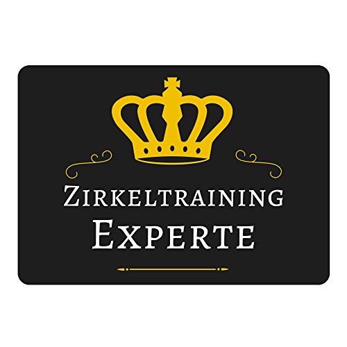 Preisvergleich Produktbild Mousepad Zirkeltraining Experte schwarz